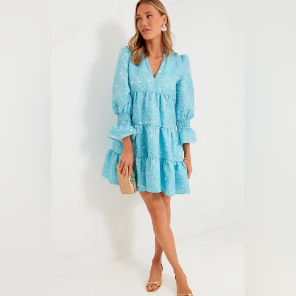 Pomander Place by Tuckernuck Blue Daisy Jacquard Kenzo Dress
